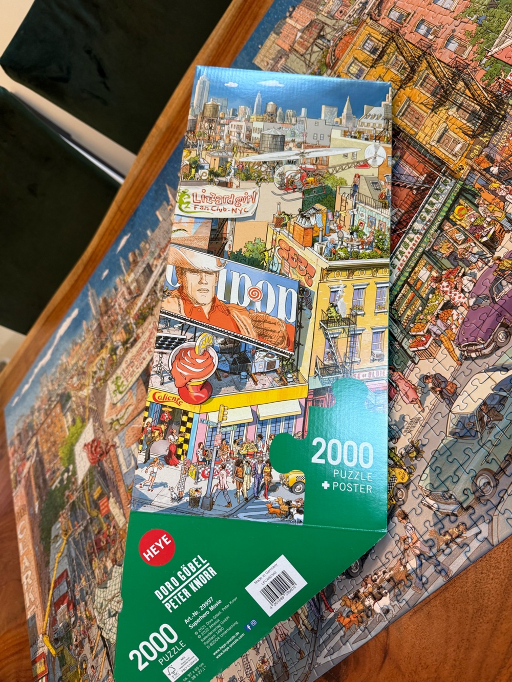 HEYE ‘Superhero Movie’ 2000-Piece NYC Jigsaw Puzzle